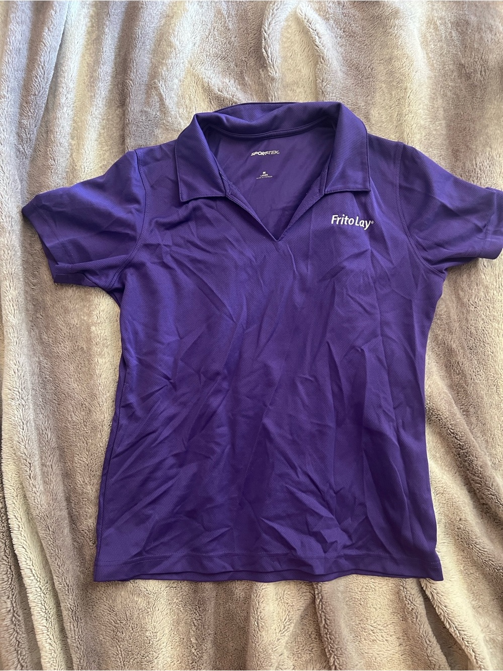Frito Lay Womenβs Purple Polo Top